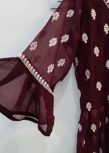🔥😍Trending Nayra Cut Kurta With Plaazo, Duptta🔥