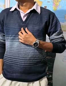 Korean Unisex V-neck Sweater