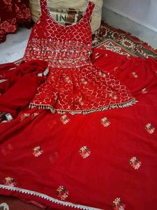Pink Embroidered Kurta Set
