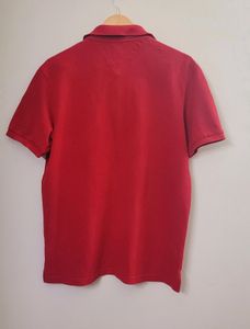 Red Casual Fahrenheit Classic Polo