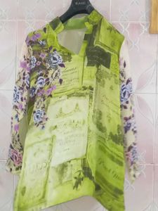 Beautiful Georgette Kurti And Top