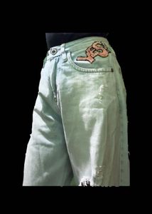 Ripped Wide Leg Jeans