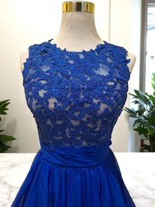 La Femme Royal Blue Cocktail Dress