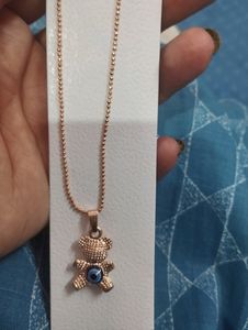 Korean Girls Pendant With Chain