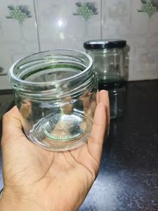 GLASS BOTTLES 4 PIECE