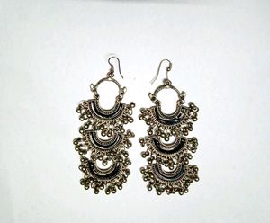 Beautiful Long Oxidised earrings