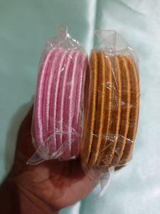 Silk Thread Bangles in 2 Colours
