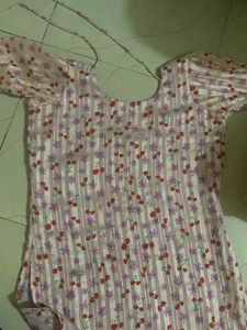 Cherry Print Top