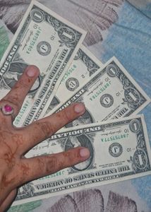 Combo Of 4 Dollar And 1 Euro