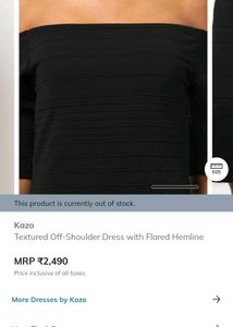 🆕Off shoulder Flared Dress