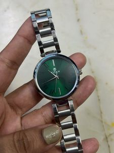 Titan Green Dial Watch