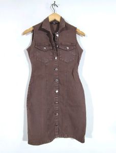 ON SALE🥳 Brown Denim Dress🤎