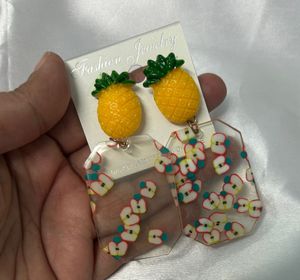 Fruit Charm Dangle Earrings