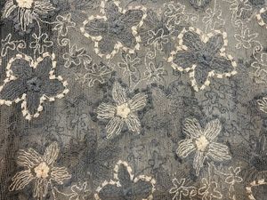 Y2k Grey Lace Top
