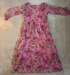 Floral Print Maxi Dress