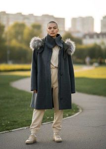 Fur Stylish Pre Loved Coat 💕