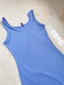 Blue Bodycon Mini Dress
