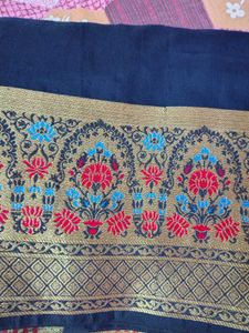 Beautiful New Unused Saree With Blouse Pc