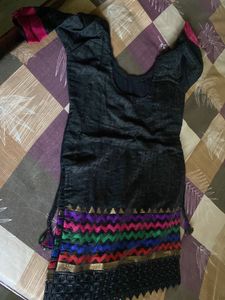 Black punjabi kurti