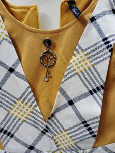 4-6 Year Girls Plaid Jumper Dress