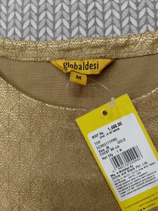 Golden Shimmer Top