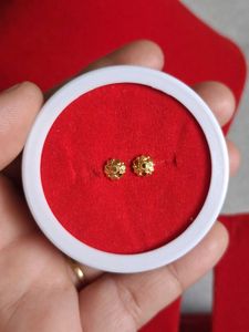 Gold Stud Earrings