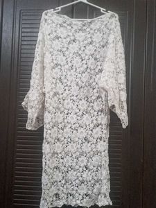 Net Shrug In White Colour