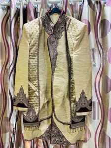 Wedding Sherwani With Dupatta