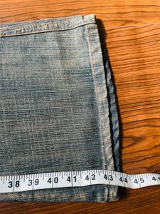 Men Denim Grey Bag Vintage Jeans