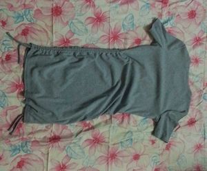 Aesthetic Grey Party Dress