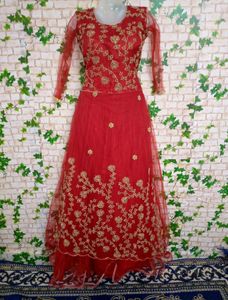 5 Dress Combo 2Set Staight Gown Orange Golden