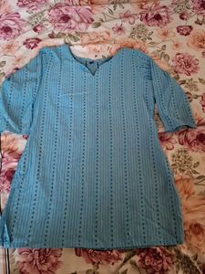 Pink Printed Kurti
