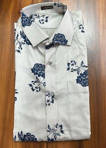 Floral Print Button-Down Shirt