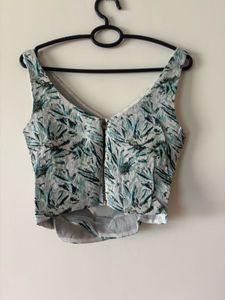 Floral Print Cropped Tank