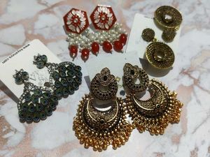 Set Of Four Clearance Earrings