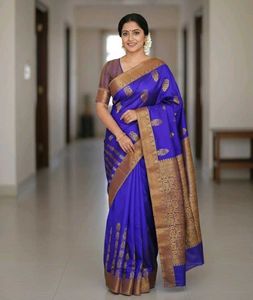 Elegant Blue Saree