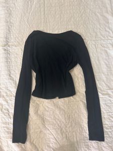Black Cropped Top