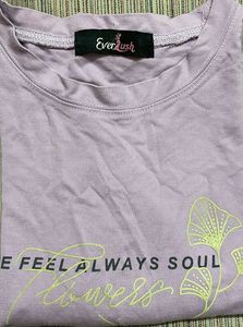 Lavender Crop Top For Women