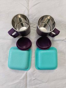 Insulated Steel Cups And Small Bowls