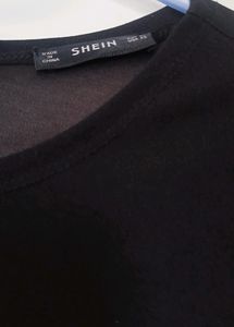 Black Aline midi Dress