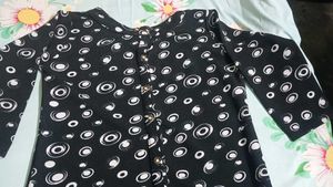 Patterned Button-Up Top