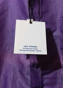 Par Excellence Men Purple Formal Wear Shirt