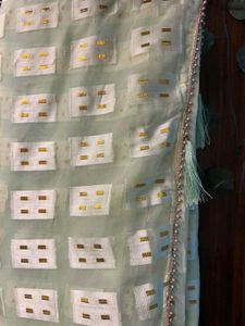 Mint Green Saree
