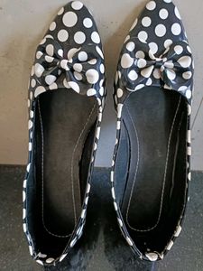 Polka Dot Heels with Bow