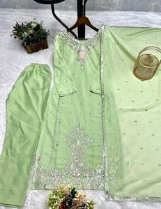 Top,Pant,With Dupatta