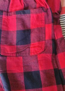 Red &amp; Black Plaid Lounge Pants