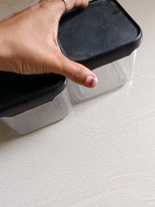 Set Of Two Container Transparent