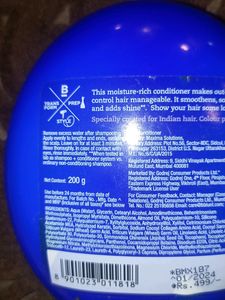 Bblunt Intense Moisture Conditioner (Dry Hair)