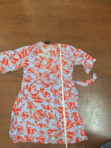 Floral Wrap Dress/ Shrug