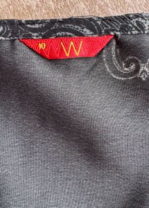 Black Digital Print Kurti